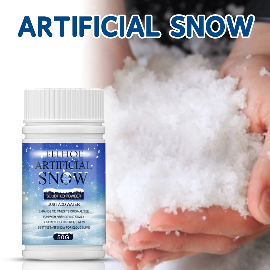 Artificial Snow - Snowscape Window Dressing for Winter Christmas Atmosphere, Indoor Shooting Fake Snow