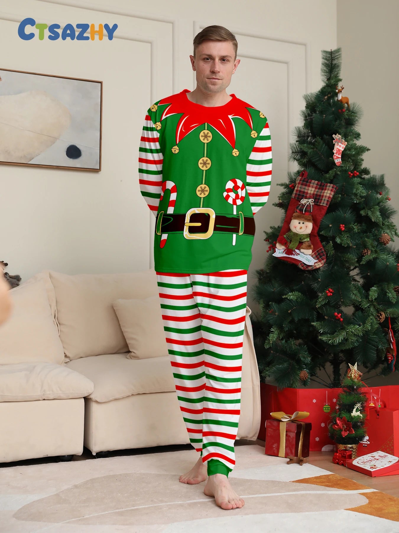 Christmas Pajama Sets for Family - All - over Christmas Patterns, Create Warm Memories