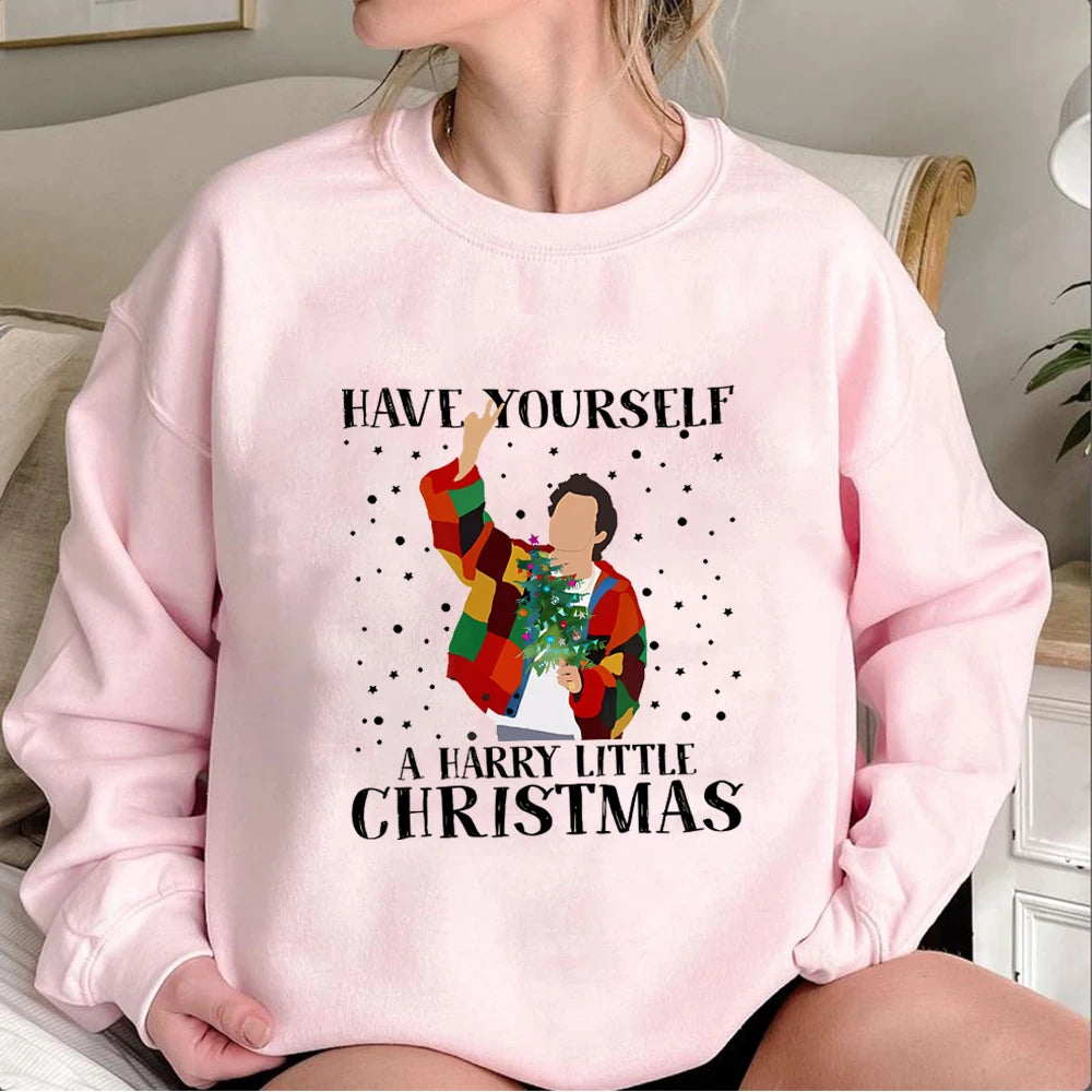 Have Yourself A Harry Little Christmas Sweatshirt Xmas Sweatshirt Xmas Shirt Love on Tour Tees Xmas Gifts Casual Sweatshirts