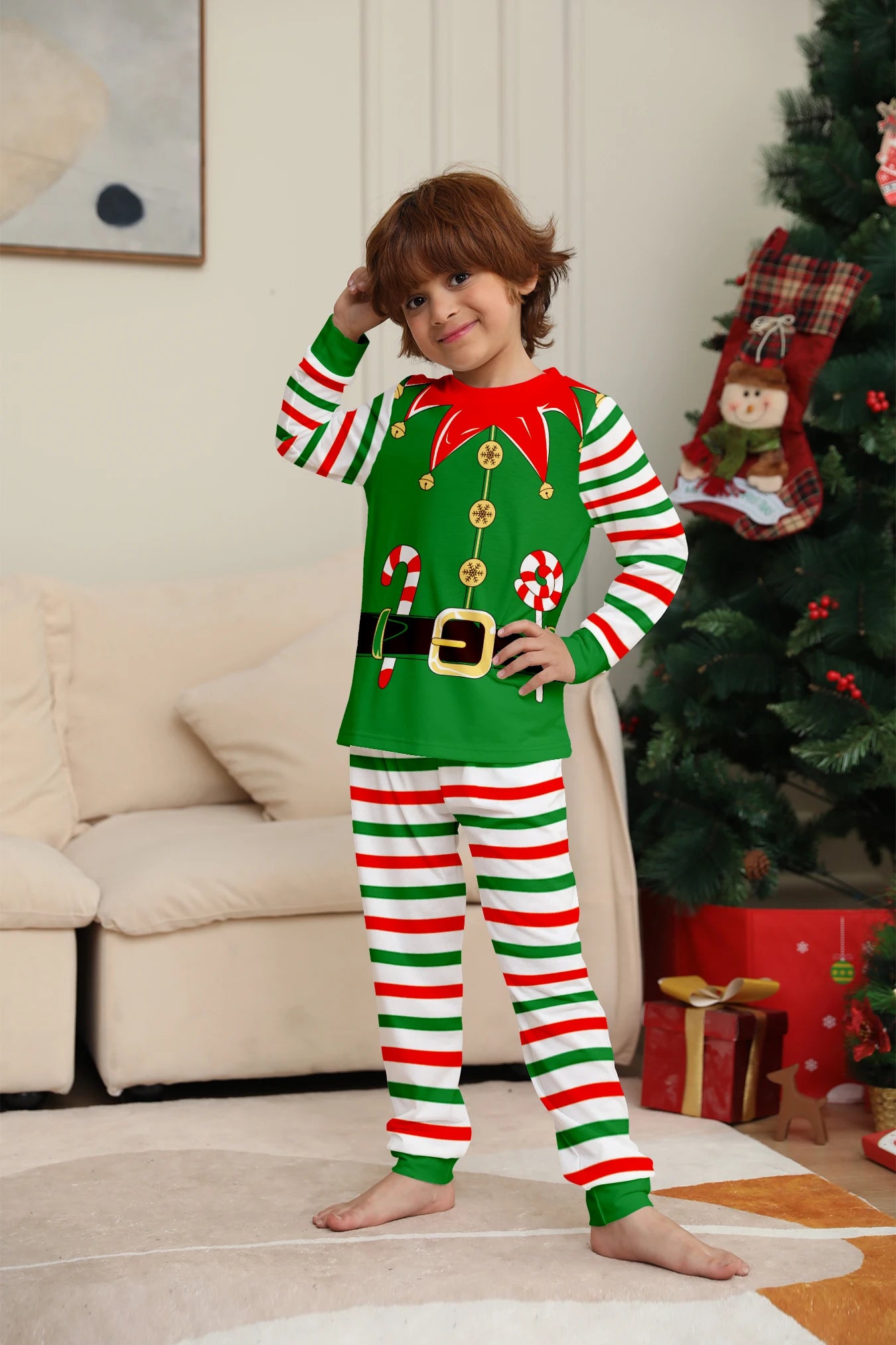 Christmas Pajama Sets for Family - All - over Christmas Patterns, Create Warm Memories
