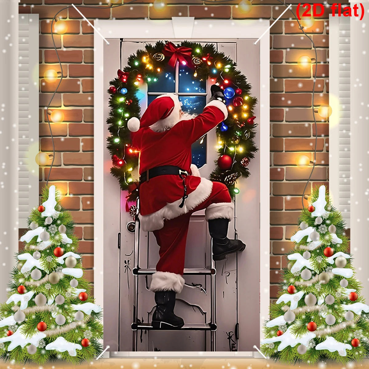 Christmas Photography Backdrop Santa Claus Background Cloth Xmas Happy 2026 New Year Winter Merry Christmas Baby Family Portrait