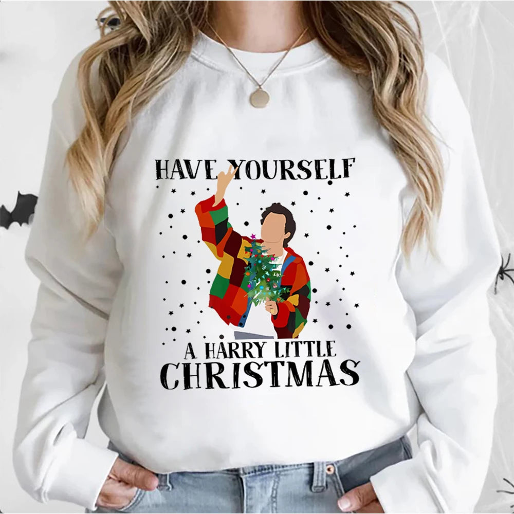 Have Yourself A Harry Little Christmas Sweatshirt Xmas Sweatshirt Xmas Shirt Love on Tour Tees Xmas Gifts Casual Sweatshirts
