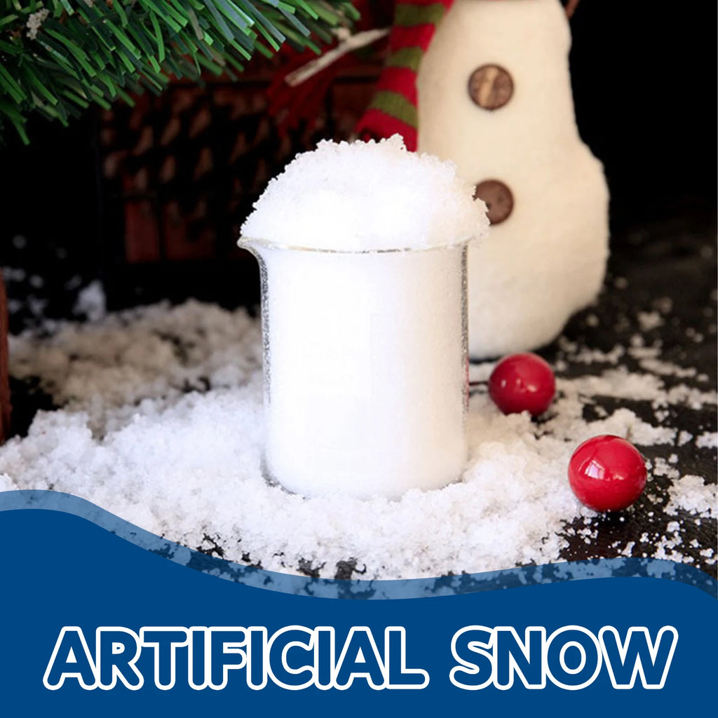 Artificial Snow - Snowscape Window Dressing for Winter Christmas Atmosphere, Indoor Shooting Fake Snow