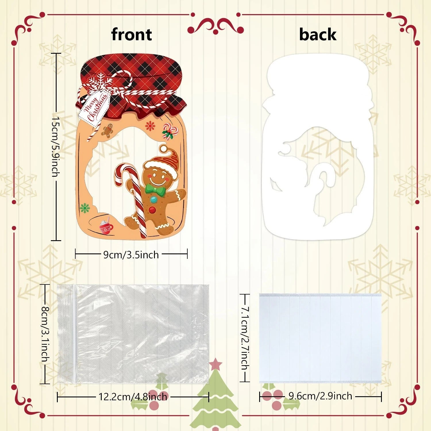 24/48Sets Christmas Cards - Festive Holiday Crafts with Santa, Reindeer,and Snowflakes - DIY Gift for Party Favors greeting card