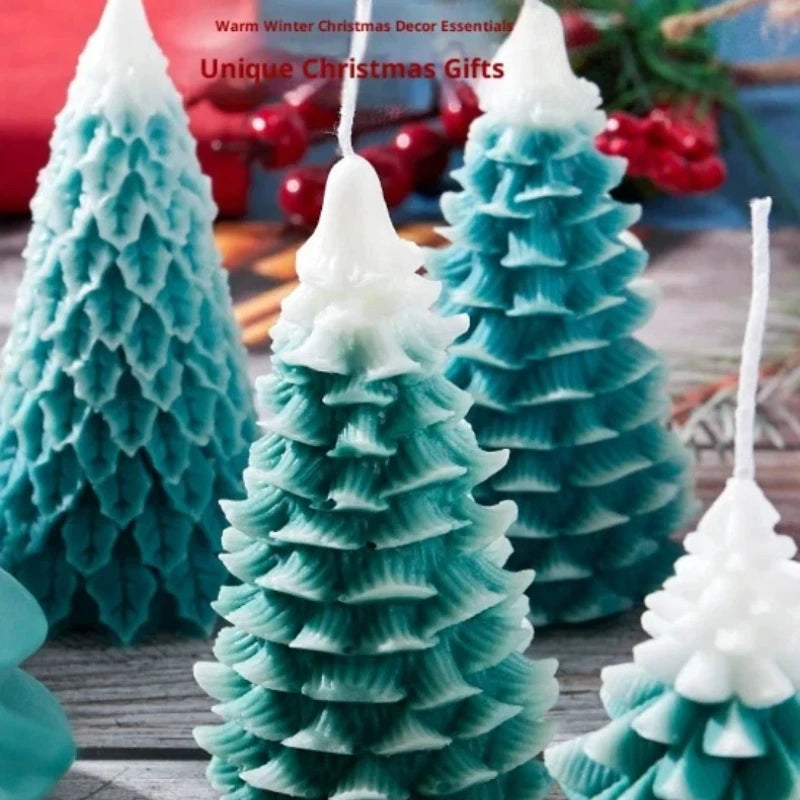 Christmas tree-shaped candles Christmas gifts Christmas candle ornaments boys' and girls' scented souvenirs creative gifts
