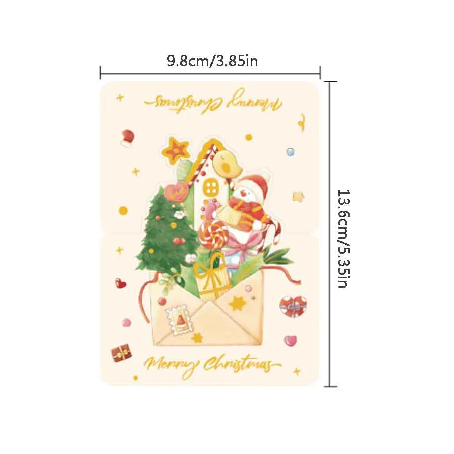 Christmas Card, Set of 30 Holiday Greeting Cards for Business Gifts, Customer Appreciation, and Family Festive Wishesf