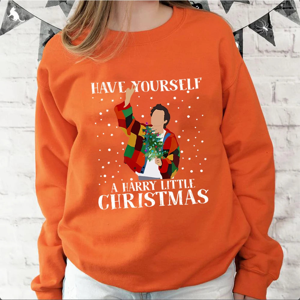 Have Yourself A Harry Little Christmas Sweatshirt Xmas Sweatshirt Xmas Shirt Love on Tour Tees Xmas Gifts Casual Sweatshirts